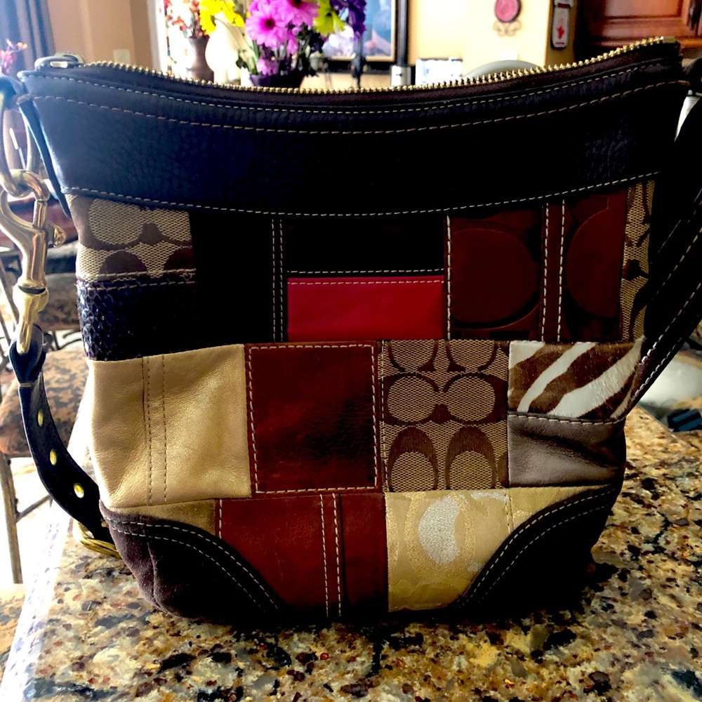 Coach purse. Vintage patchwork. Excellent condition.
